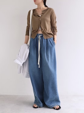 「andme（アンドミー）のアイテム」を使った、andmeさん（レディース・160cm）の春コーディネート