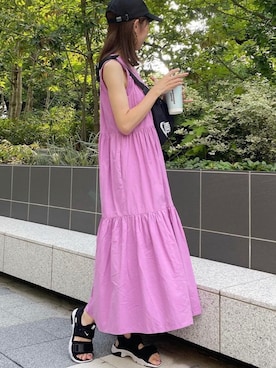 「andme（アンドミー）のアイテム（ワンピース/ドレス）」を使った、andmeさん（レディース・160cm）の秋コーディネート