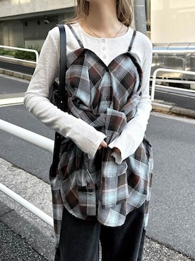 「andme（アンドミー）のアイテム」を使った、andmeさん（レディース・159cm）の冬コーディネート