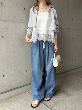 「andme（アンドミー）のアイテム」を使った、andmeさん（レディース・159cm）の春コーディネート