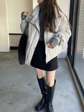 「andme（アンドミー）のアイテム（ジャケット/アウター）」を使った、andmeさん（レディース・161cm）の秋コーディネート
