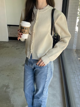 「andme（アンドミー）のアイテム」を使った、andmeさん（レディース・161cm）の秋コーディネート