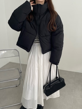 「andme（アンドミー）のアイテム（ジャケット/アウター）」を使った、andmeさん（レディース・161cm）の秋コーディネート