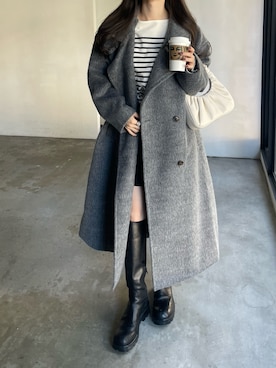 「andme（アンドミー）のアイテム（ジャケット/アウター）」を使った、andmeさん（レディース・161cm）の秋コーディネート
