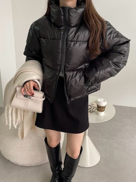 「andme（アンドミー）のアイテム（ジャケット/アウター）」を使った、andmeさん（レディース・161cm）の秋コーディネート