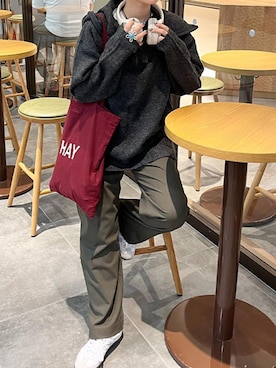 「andme（アンドミー）のアイテム」を使った、andmeさん（骨格ウェーブ・レディース・160cm）の秋コーディネート
