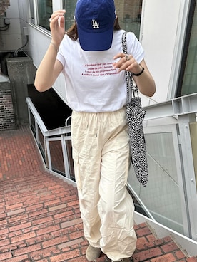 「andme（アンドミー）のアイテム」を使った、andmeさん（骨格ウェーブ・レディース・160cm）の夏コーディネート
