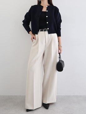 「アイテム（キャミソール）」を使った、andmeさん（レディース・160cm）の秋コーディネート