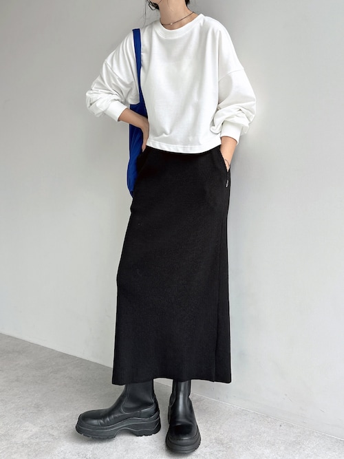 【新色追加】ショート丈スウェットトップス