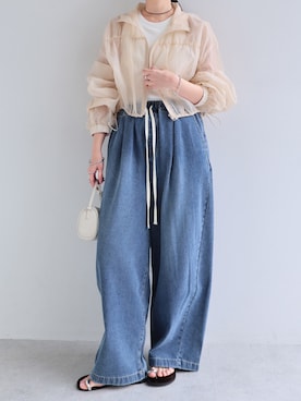 andmeさん（レディース・160cm）の春コーディネート