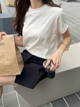 「andme（アンドミー）のアイテム」を使った、andmeさん（レディース・161cm）の夏コーディネート