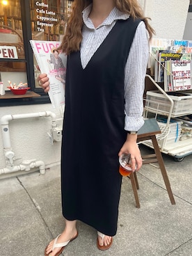 「andme（アンドミー）のアイテム（ワンピース/ドレス）」を使った、andmeさん（レディース・160cm）の夏コーディネート