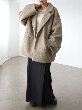 「アイテム（チョーカー）」を使った、andmeさん（レディース・160cm）の秋コーディネート