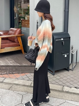 「andme（アンドミー）のアイテム」を使った、andmeさん（骨格ウェーブ・レディース・160cm）の秋コーディネート