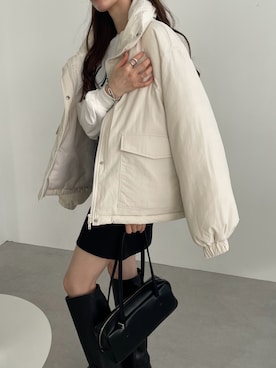 「andme（アンドミー）のアイテム（ジャケット/アウター）」を使った、andmeさん（レディース・161cm）の秋コーディネート