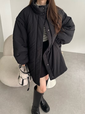 「andme（アンドミー）のアイテム（ジャケット/アウター）」を使った、andmeさん（レディース・161cm）の秋コーディネート