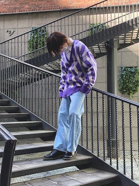 「NERDY（ノルディ）のアイテム」を使った、そーたさん（メンズ・172cm）の冬コーディネート