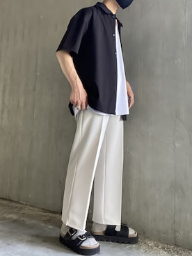「LOOPのアイテム」を使った、lippyさん（メンズ・162cm）の夏コーディネート