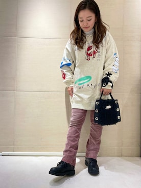 「diesel denim」｜AYAKA.さん（レディース・155cm）の秋コーディネート