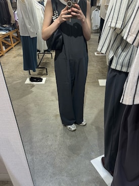 「着回しコーデ」｜「アイテム（サロペット/オーバーオール）」を使った、mさん（レディース・158cm）の夏コーディネート