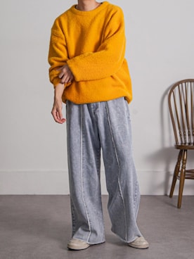 DIOR カットオフフリンジデニムパンツ センターフリンジ カットオフデニムパンツ/サイドフリンジ