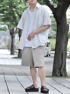 「I（アイ）のアイテム」を使った、タツさん（メンズ・168cm）の夏コーディネート
