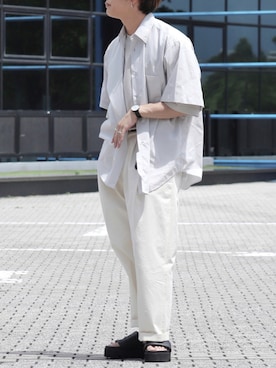 「I（アイ）のアイテム」を使った、タツさん（メンズ・168cm）の夏コーディネート