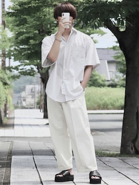 「I（アイ）のアイテム」を使った、タツさん（メンズ・168cm）の夏コーディネート