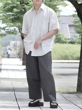 「I（アイ）のアイテム」を使った、タツさん（メンズ・168cm）の夏コーディネート