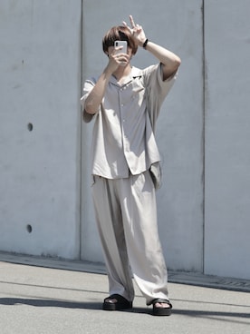 「stein」｜「アイテム（その他）」を使った、タツさん（メンズ・168cm）の夏コーディネート