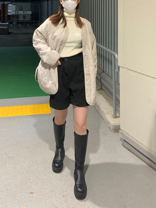 mai｜tiptopのノーカラージャケットを使ったコーディネート - WEAR