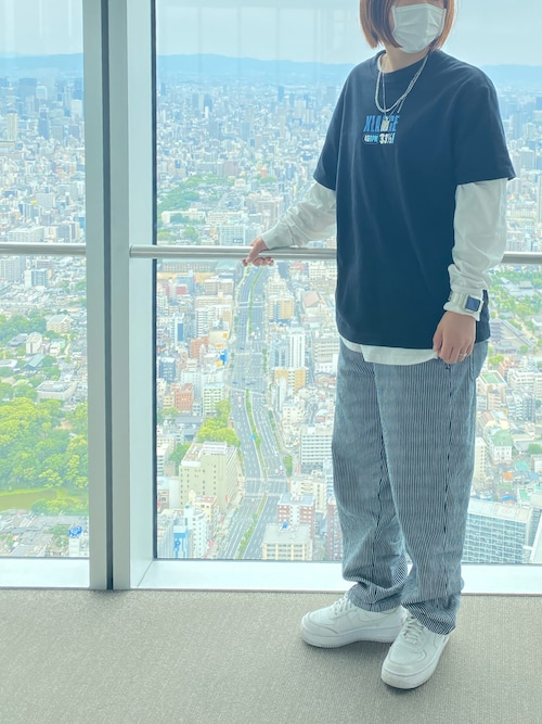 早い者勝ち XLARGE ARABIAN RINGER S/S TEE ハーフパンツコーデ 早い者勝ち XLARGE SIDE POCKET SHORT PANTS ストリートコーデに