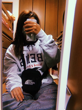 「BEN DAVIS（ベンデイビス）のアイテム（スウェット）」を使った、sssさん（レディース・161cm）の秋コーディネート