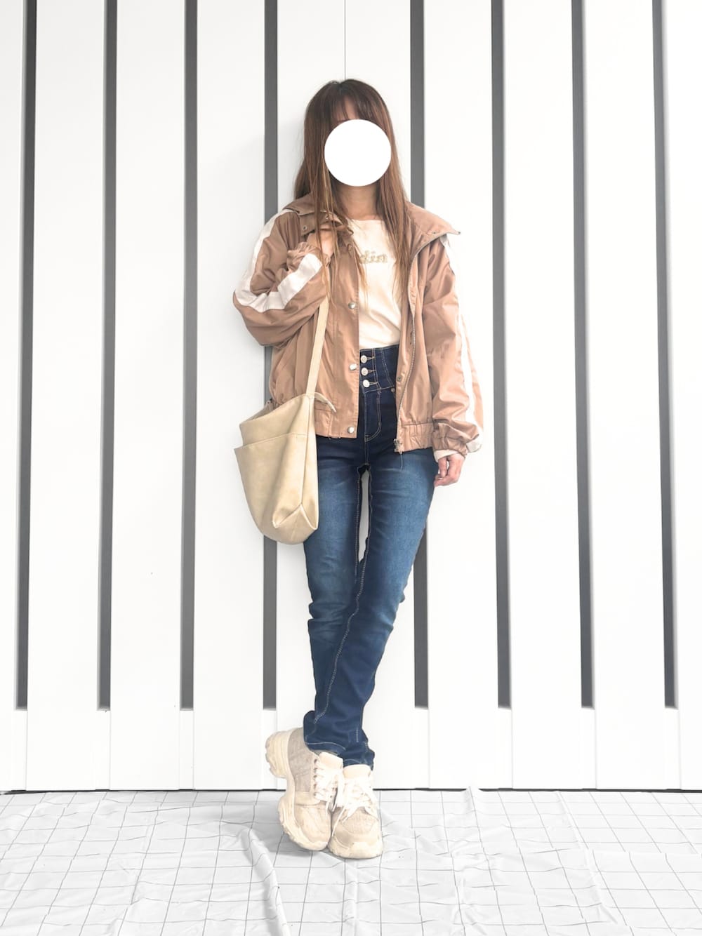 hiroさんの「袖ラインマンパ（CECIL McBEE）」を使ったコーディネートの1枚目の写真
