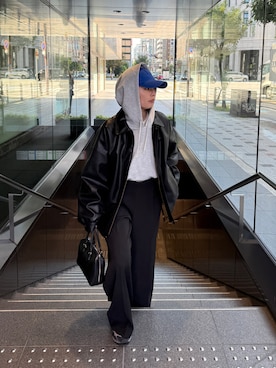 「Discoat」｜「アイテム（パンツ）」を使った、yuiさん（レディース・162cm）の秋コーディネート