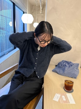 「アイテム（エコバッグ/サブバッグ）」を使った、yuiさん（レディース・162cm）の冬コーディネート