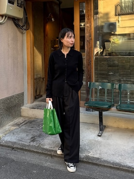 「Discoat」｜「アイテム（パンツ）」を使った、yuiさん（レディース・162cm）の秋コーディネート