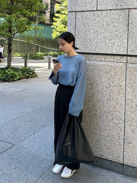 「DISCOAT（ディスコート）のアイテム（パンツ）」を使った、yuiさん（レディース・162cm）の秋コーディネート