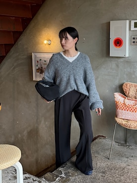 「Discoat」｜「アイテム（パンツ）」を使った、yuiさん（レディース・162cm）の秋コーディネート