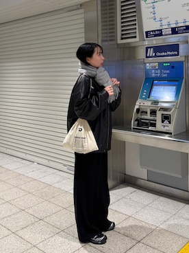 「DISCOAT（ディスコート）のアイテム」を使った、yuiさん（レディース・162cm）の冬コーディネート