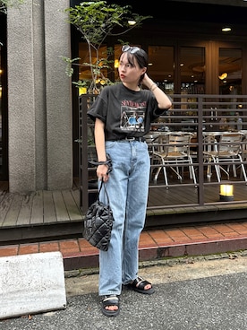 「DISCOAT（ディスコート）のアイテム（パンツ）」を使った、yuiさん（レディース・162cm）の秋コーディネート
