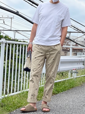 「アイテム（腕時計）」を使った、たかじんさん（メンズ・182cm・50代）の夏コーディネート
