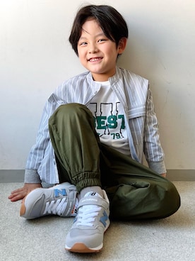 𝗧𝗼𝗻𝗮𓃟𝗡𝗮𝘀𝗵𝗶さん(キッズ・110cm)の春コーディネート