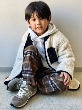 𝗧𝗼𝗻𝗮𓃟𝗡𝗮𝘀𝗵𝗶さん（キッズ・110cm）の冬コーディネート