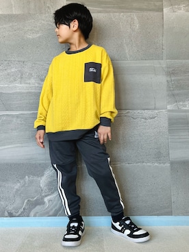 「nissen（ニッセン）のアイテム」を使った、𝗧𝗼𝗻𝗮𓃟𝗡𝗮𝘀𝗵𝗶さん（キッズ・122cm）の秋コーディネート