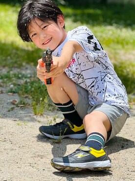 𝗧𝗼𝗻𝗮𓃟𝗡𝗮𝘀𝗵𝗶さん(キッズ・110cm)の夏コーディネート