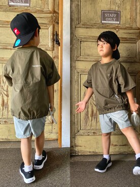 𝗧𝗼𝗻𝗮𓃟𝗡𝗮𝘀𝗵𝗶さん(キッズ・110cm)の夏コーディネート