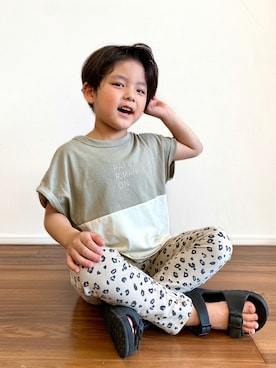 𝗧𝗼𝗻𝗮𓃟𝗡𝗮𝘀𝗵𝗶さん（キッズ・110cm）の夏コーディネート