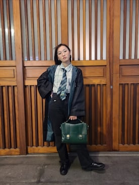 「NET（ネット）のアイテム」を使った、Pinguuさん（レディース・154cm）の春コーディネート