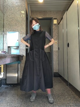 「通勤穿搭」｜Pinguuさん（レディース・155cm）の夏コーディネート